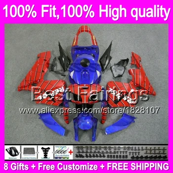 

Fairing Spider-ManInjection For HONDA CBR600RR 05-06 F5 25B32 CBR600 RR CBR 600RR 600 RR 05 06 2005 2006 +decal Blue red F5
