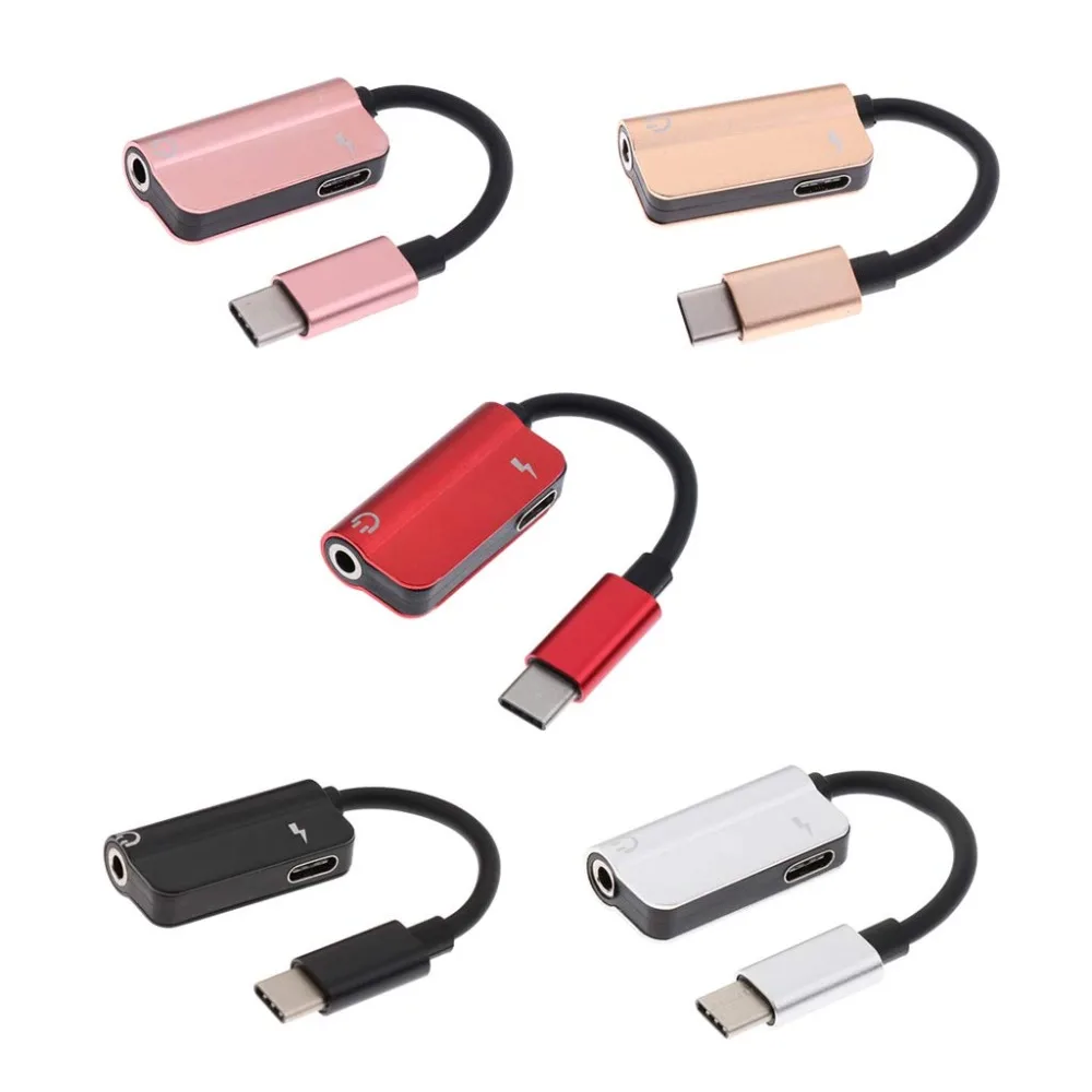 Cherie 2 в 1 USB-C до 3,5 мм аудио адаптер для huawei Xiaomi samsung type C кабель Jack наушники AUX конвертер зарядное устройство