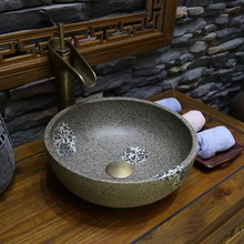 Мини фарфор Цзиндэчжэнь керамическая раковина китайский ручной работы столешница раковина для ванной комнаты керамический умывальник маленький 30 см/35 см