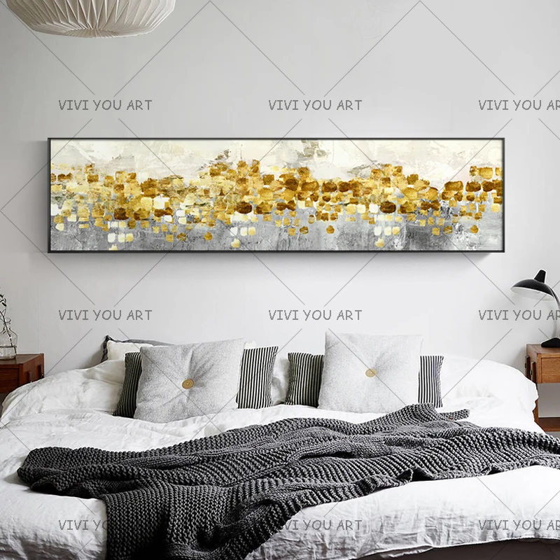 Abstract-Golden-Tree-Rain-Flowing-Coins-Long-Banner-Canvas-Paintings-Posters-And-Print-For-Living-Room (4)