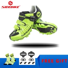 SIDEBIKE велосипедная обувь sapatilha ciclismo MTB Нейлоновая подошва евро 35-47 Женская Мужская обувь для горного велосипеда самофиксирующаяся дышащая
