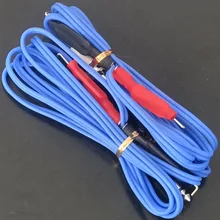 5 шт. синий мягкий резиновый силиконовый татуировки питания переходные шнуры для татуировки