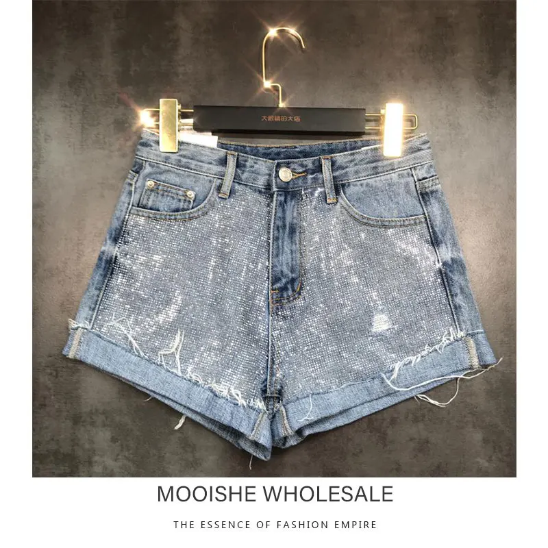 2019 Summer New Starry Rhinestone Hot Drilling Shiny Cuffed Three