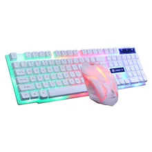 Игровая клавиатура цветной светодиодный с подсветкой USB