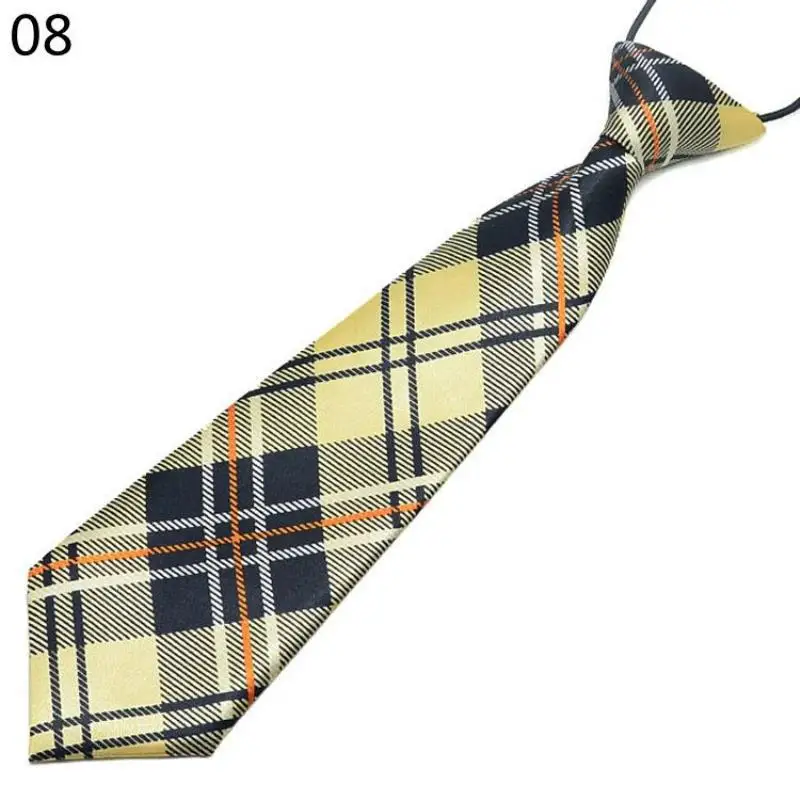 Fashion Boys Girls Kindergarten School Uniforms Children's Ties Striped Plaid Necktie