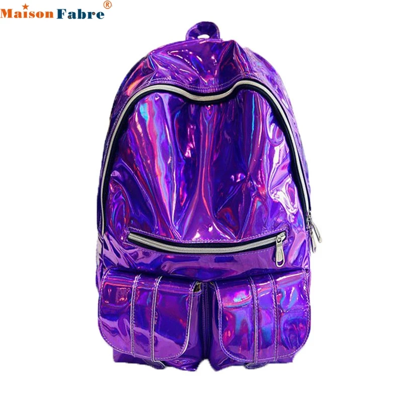 Backpacks Women Laser Bright Package College Travel Backpack Backpack Bag Backpack drop shipping 0726