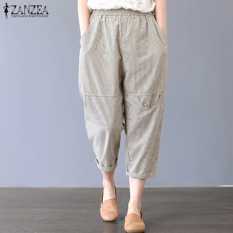 striped harem pants
