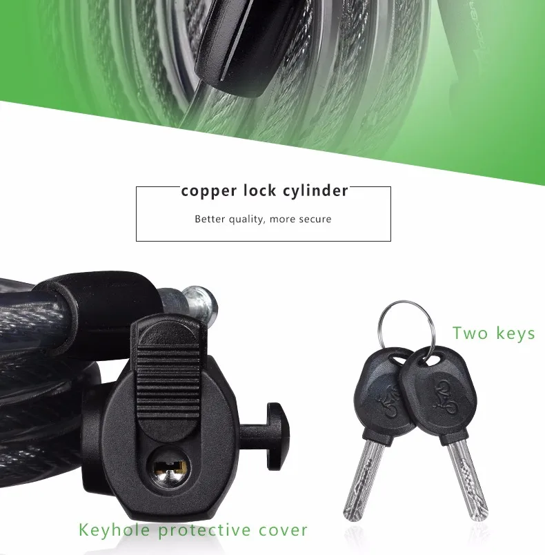 Flash Deal Rockbros 2 in 1 Bike Accessories Bicycle Light+Lock USB Rechargeable Waterproof Taillight 1.2 m Copper Wheel Lock Light Ciclismo 9 Flash Deal Rockbros 2 in 1 Bike Accessories Bicycle Light+Lock USB Rechargeable Waterproof Taillight 1.2 m Copper Wheel Lock Light Ciclismo 9