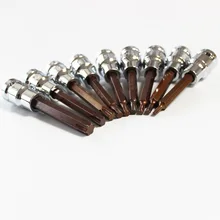 Набор из 9 шт. 100 мм долпонительные удлиненные достигать torx звезда T20 T25 T27 T30 T35 T40 T45 T50 T55 гнездо бит