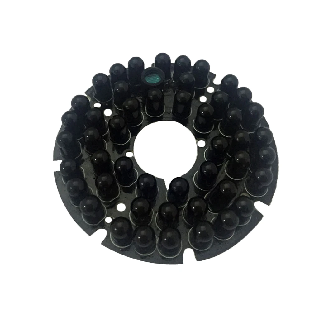 48 LED 940nm IR Infrared Illuminator Board Round Plate IR Illuminator Board Bulb for CCTV Security Camera 