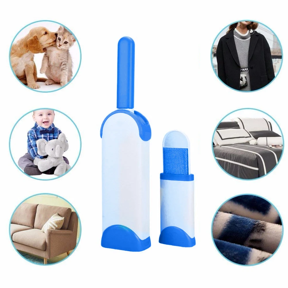 

Eworld 3 pcs Magic Fur Cleaning Brushes Pet Hair Remover Static Brush Reusable Device Dust Brush Electrostatic Dust Cleaners