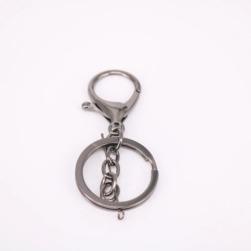 5 шт./лот 32 мм кольцо для ключей длиной 70 мм популярное классическое 6 цветов с покрытием Застежка-карабин цепочка для ключей изготовление ювелирных изделий для брелка