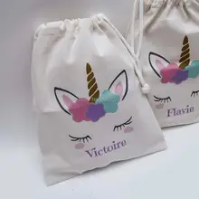 Вечерние подарочные сумочки с единорогом, подарочные сумочки для детского душа, волшебные вечерние сумочки