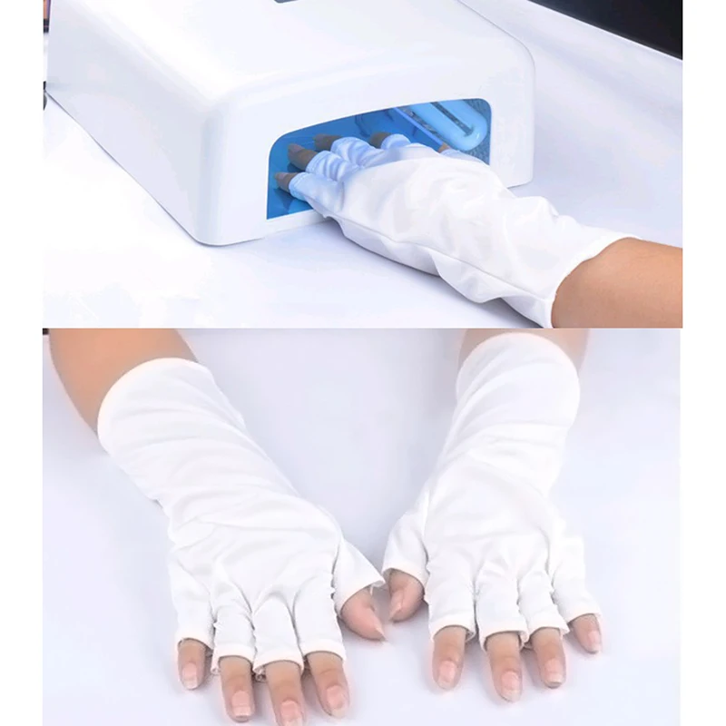 Buy Nail Art Glove UV Lamp Radiation Protection Bamboo