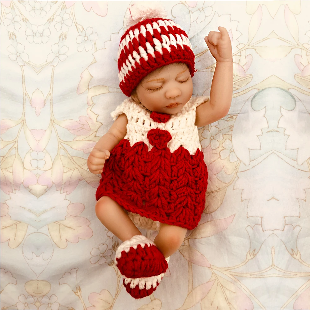 OtardDolls bebe reborn doll 1" Full slicone reborn очаровательные детские куклы ручной работы картина волосы подарок Bonecas для подарка на день рождения