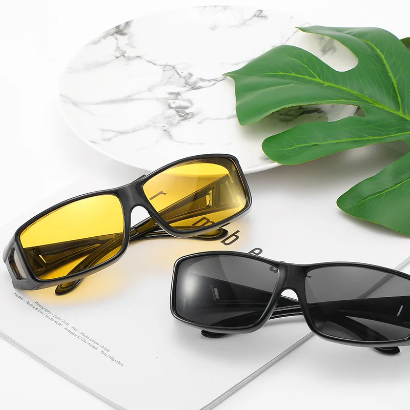 

NEW Polarized Sunglasses HD Night Vision Driving Goggles Multi-function Night Eyeglasses UV Protection Male Retro Sunglasses