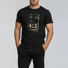 Беговые мужские с принтом, быстро сохнет спортивные футболки с коротким рукавом для занятий фитнесом на открытом воздухе футбольные толстовки спортивные топы