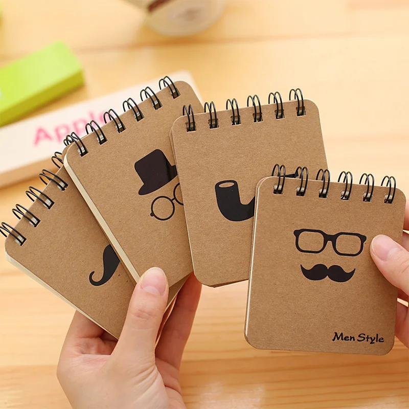 

100SHEETS Creative Men Style Notebook,Creative Notepad Business Diary Office Student Portable Cotebook