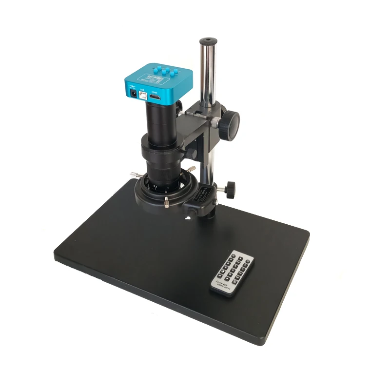 20MP Full HD 1080 P 60FPS HDMI USB IR controle Industriële Microscoop Camera Microscopio + 180X 300X C-Mount lens + 144 Led lamp licht 20MP Full HD 1080 P 60FPS HDMI USB IR controle Industriële Microscoop Camera Microscopio + 180X 300X C-Mount lens + 144 Led lamp licht