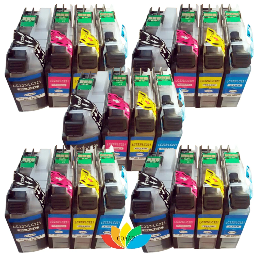 

20 Ink Cartridge for Brother LC 223 MFC-J5320DW MFC-J5620DW MFC-J5625DW MFC-J5720DW MFC-J4620DW MFC-J4625DW