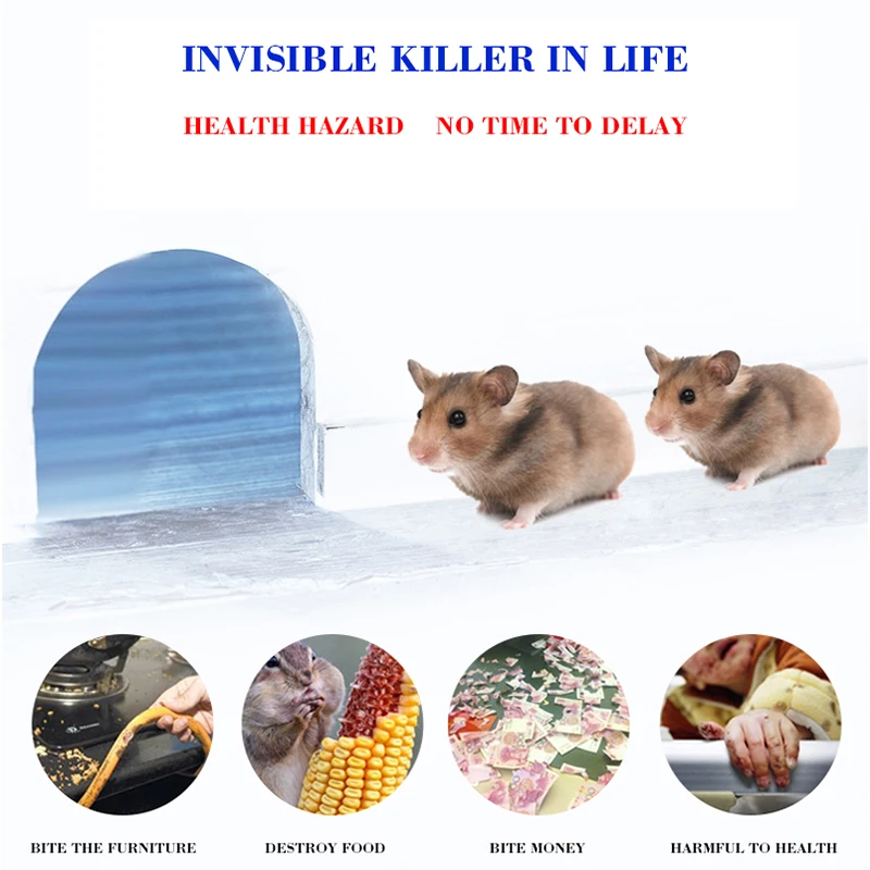 Ультразвуковой отпугиватель мышей грызунов от Moles 2 шт.|Ловушки| |