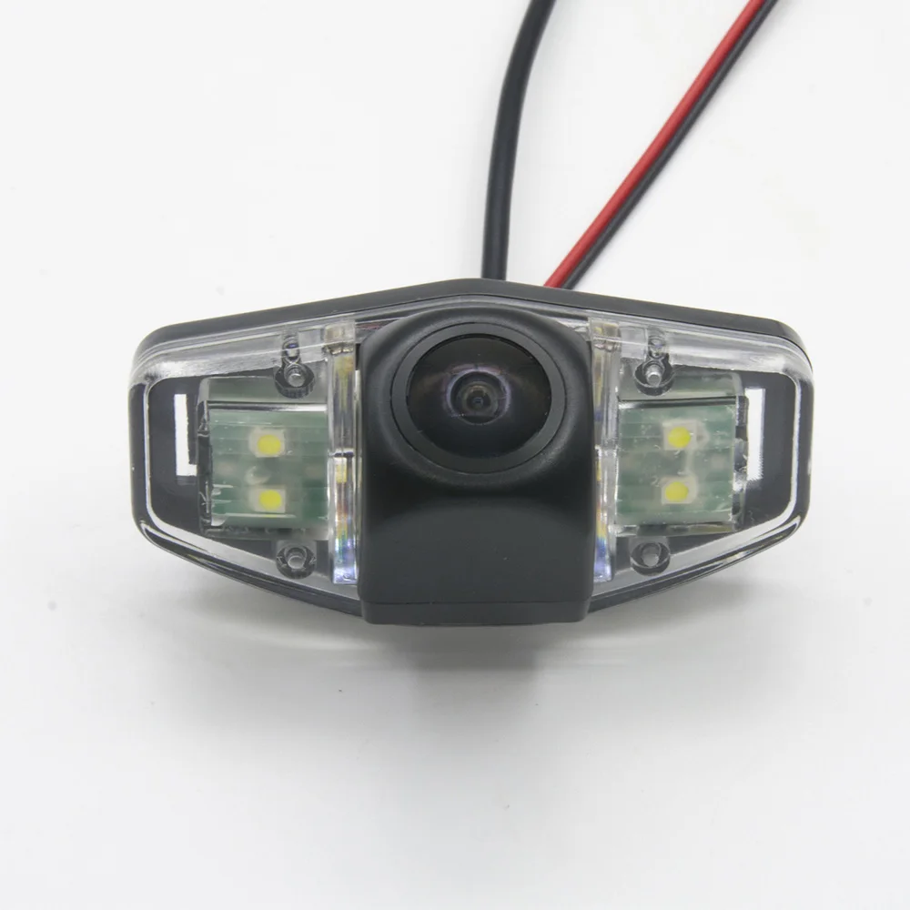 175 градусов Fisheye MCCD 12LED HD камера заднего вида Камера для Honda Accord 2001 2002 2003 2004 2005 2006 2007 2008 2009 2010 автомобильный монитор