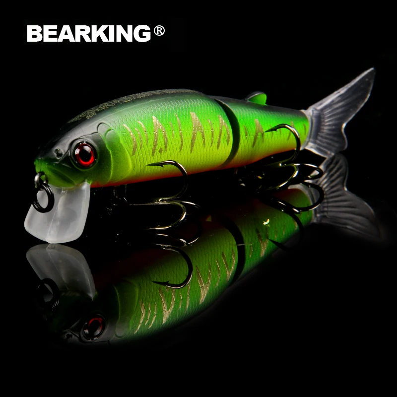 Розничная Bearking, популярная модель, рыболовные приманки, жесткая приманка, 113 мм, 13,7 г, качественный профессиональный гольян, черные или белые крючки