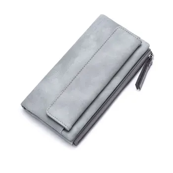 

Long Solid Cute Luxury Brand Women Wallets Fashion Pu Leather Wallet Purse Clutch Money Girls Designer Card Holder Coin