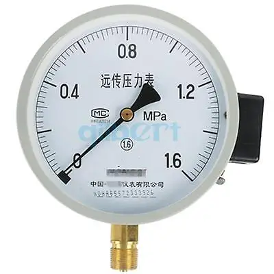 

0-16Mpa Resistance Remote Pressure Gauge YTZ-150 Dial Diam 150mm Radial Mount