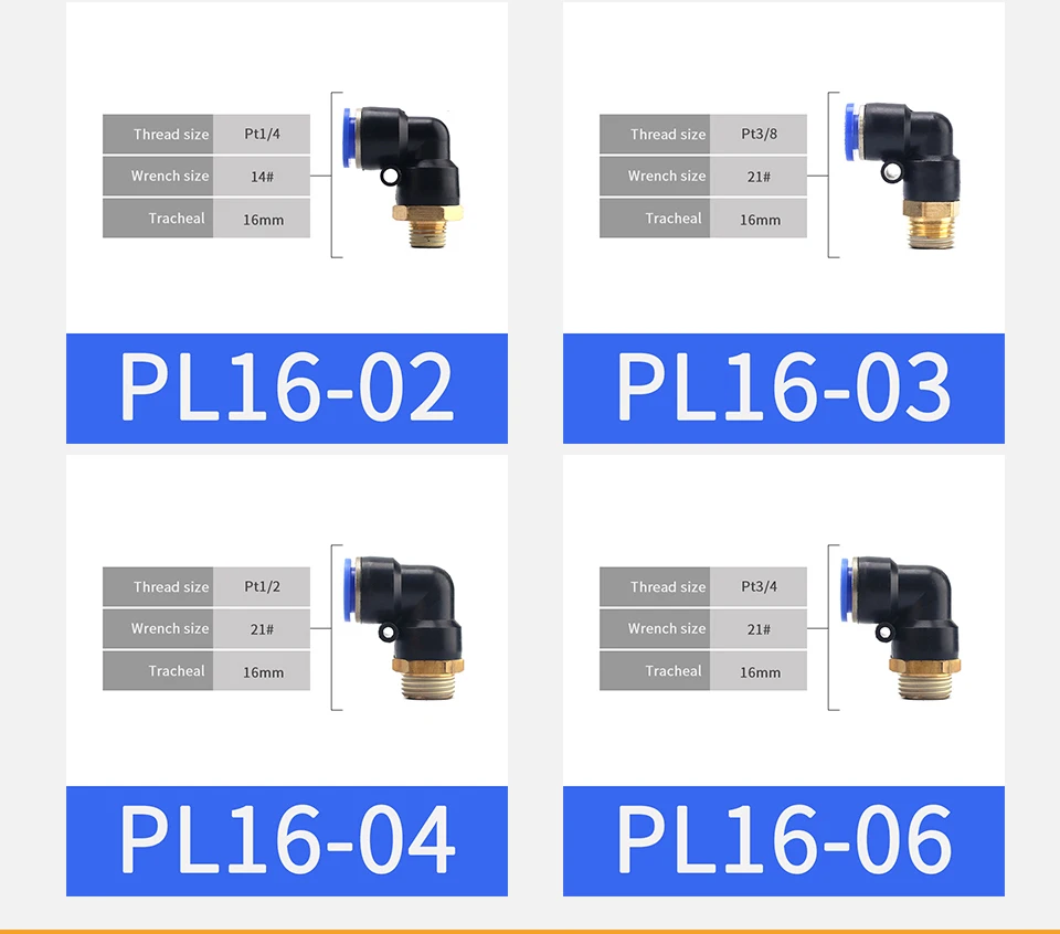 1 шт. Пневматический быстрый соединитель PCF PC PL SL PB 4 мм-12 мм шланг Воздушный фитинг 1/" 1/8" 3/" 1/2" BSPT Мужская резьба трубопроводная муфта