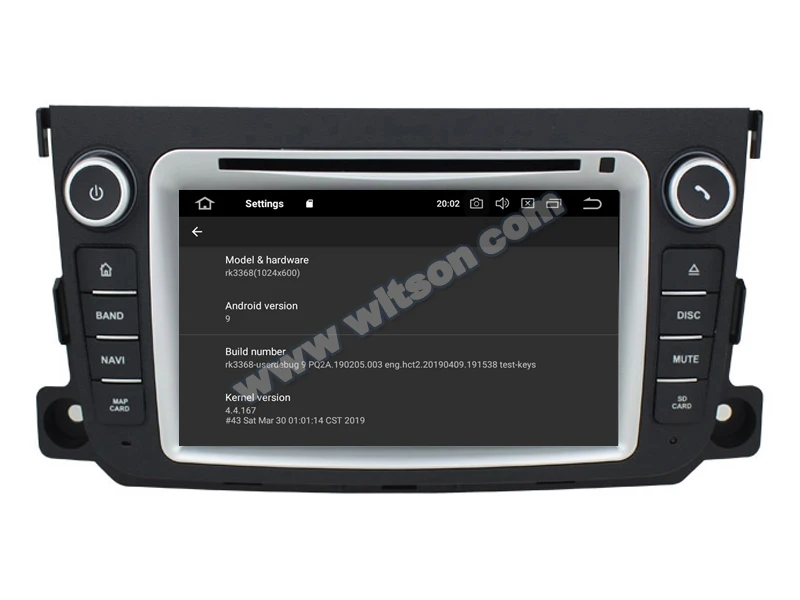 Автомобильный DVD плеер WITSON Android 10 0 с gps dvd плеером для SMART 2010 2015 автомобильная
