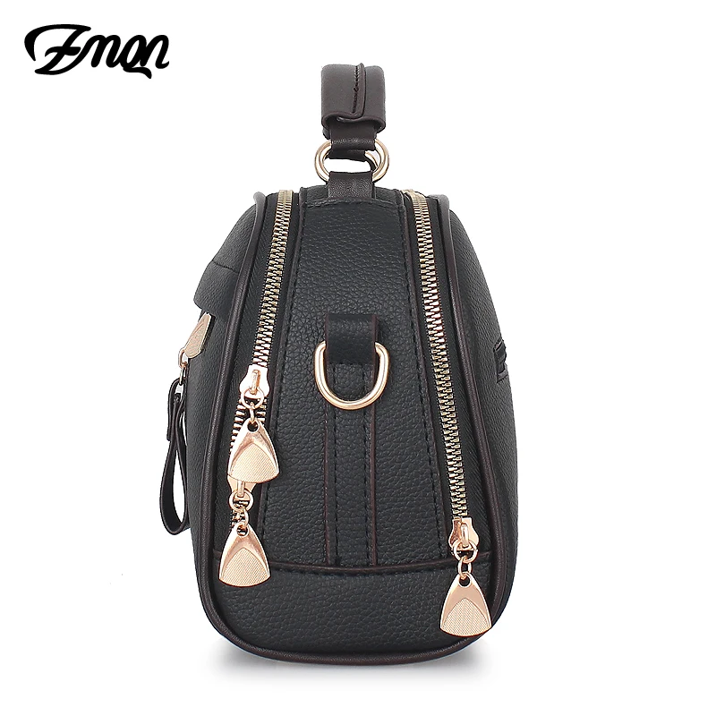 ZMQN Crossbody حقائب للنساء 2019 بو الجلود حقيبة حقائب سيدات الفتيات الأسود حقائب كتف المرأة صغيرة رفرف بولسا الأنثوية A328