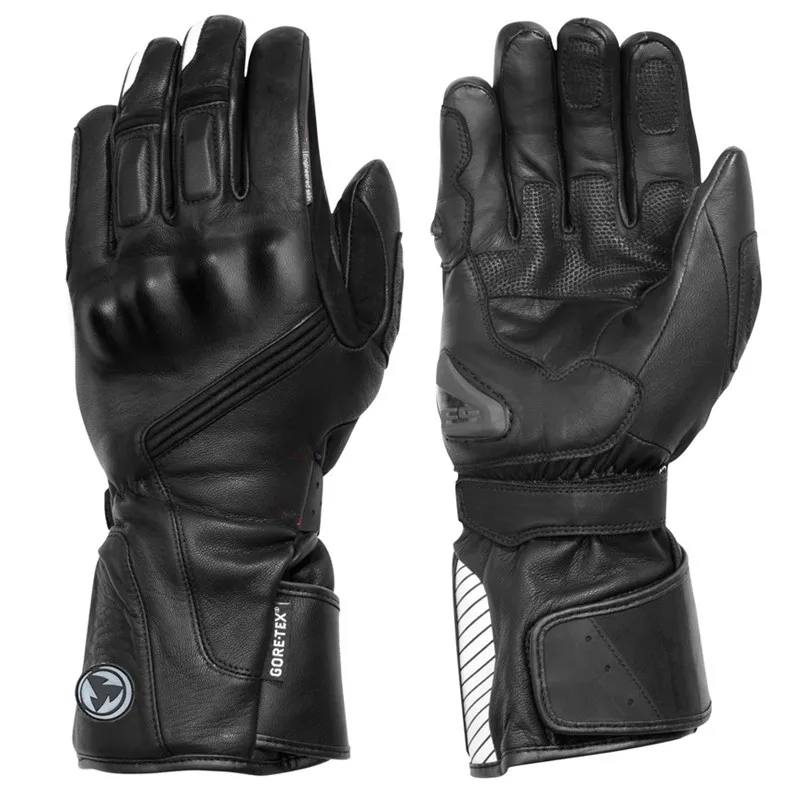 

2018NEW GORE-TEX Winter Warm Waterproof Gloves Motorcycle Cycling Leather Windproof Gloves Riding Revit Guantes Luvas MOTO Gants