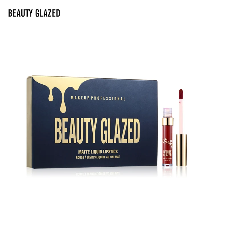 Фирменный Beauty Glazed набор для помады 6 цветов матовый блеск губ долговечная