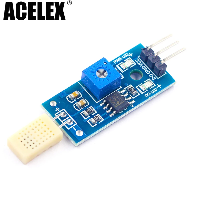 

HR202 Humidity Detection Sensor Module DC 3.3V-5V LM393 Chip (3 wire system)
