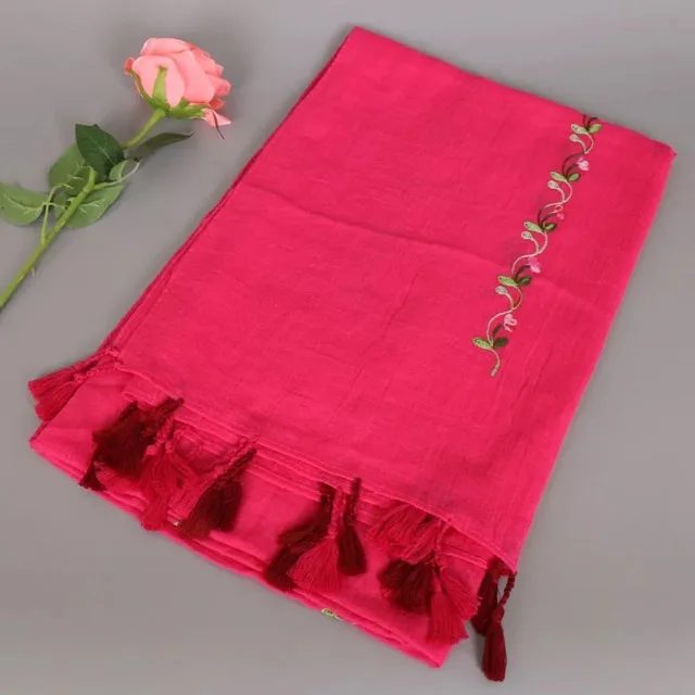Prettry дизайн кисточкой шарф бахромой цветочный хиджаб Красочные шарфы для женские шали из пашмины печатные обертывания - Цвет: color 9