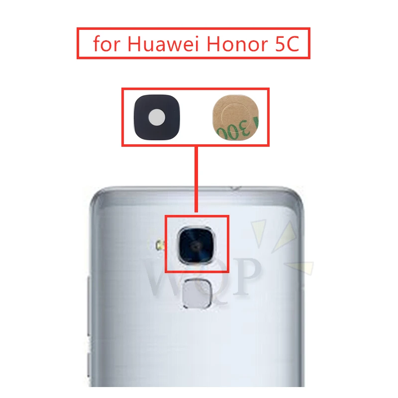 

for Huawei GT3/ Honor 5C Camera Glass Lens Back Rear Camera Glass Lens with Glue for Honor 7 Lite Replacement Repair Spare Parts