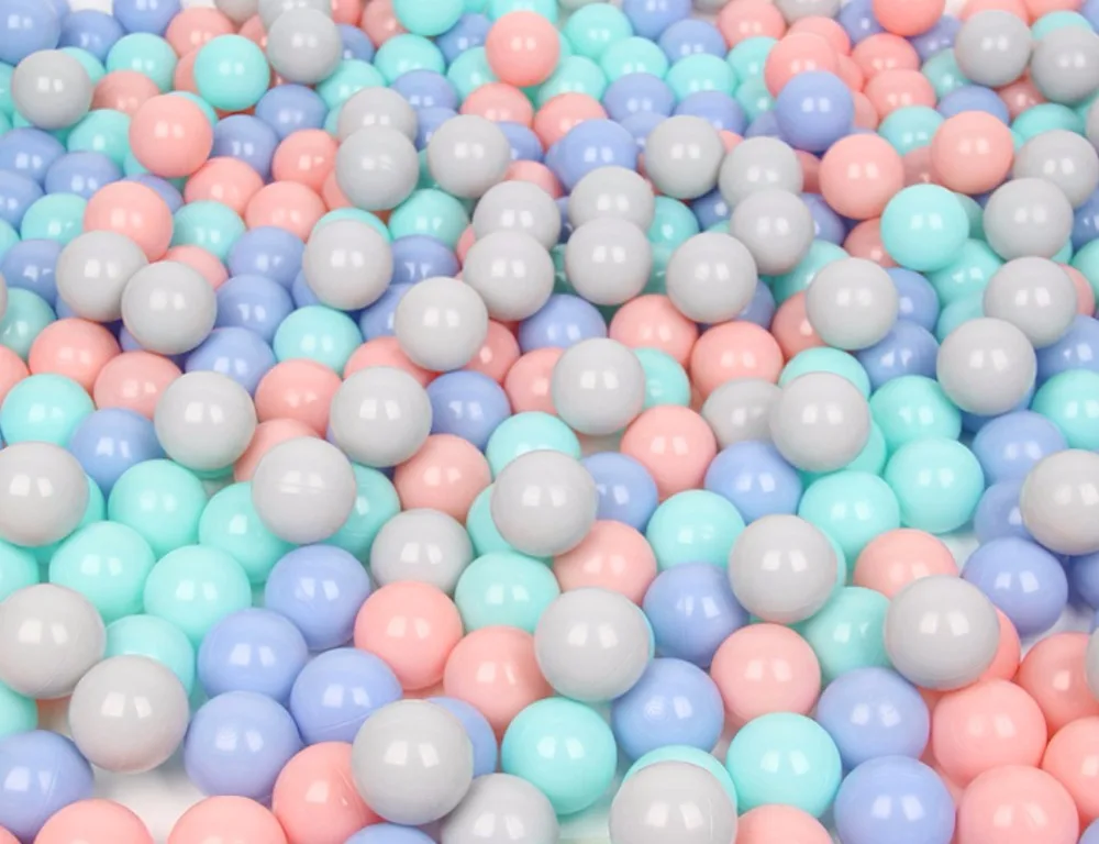 

baby toy 200 Pcs/lots Plastic Ocean Ball Eco-Friendly Ball Soft Funny Baby Kid Swim Pit Toy Water Pool Ocean Wave Ball