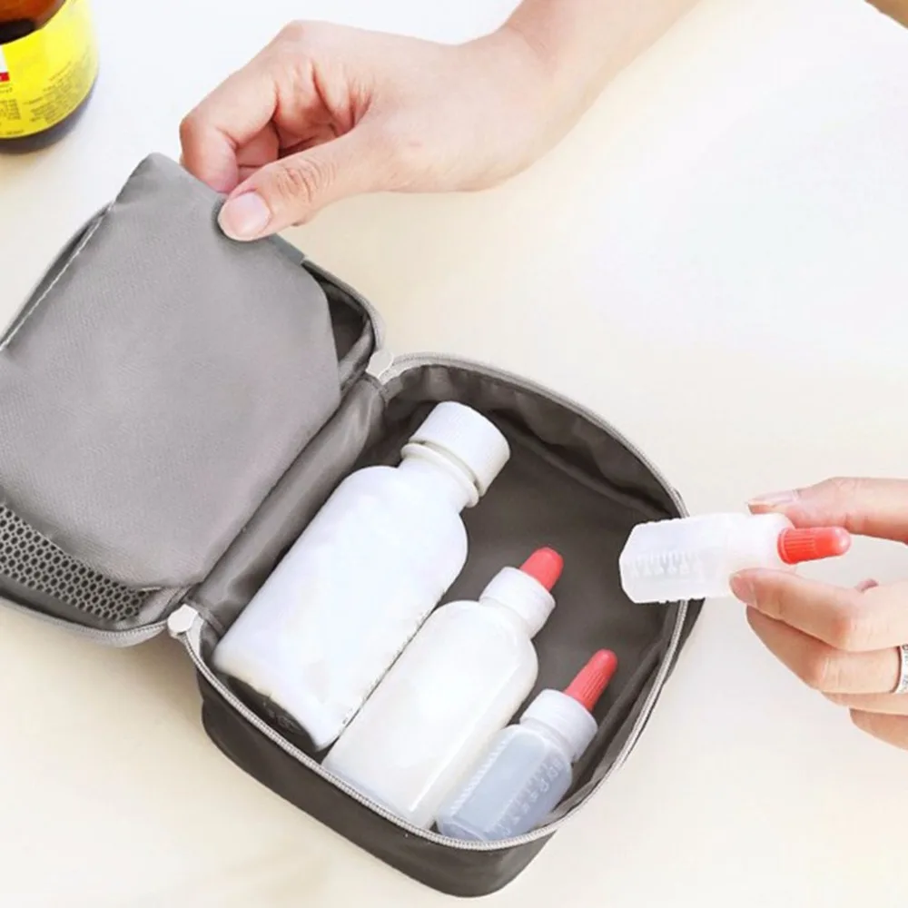 Милая портативная мини наружная аптечка дорожная упаковка для лекарств аварийный набор контейнер для таблеток сумка маленький органайзер для выживания в кемпинге