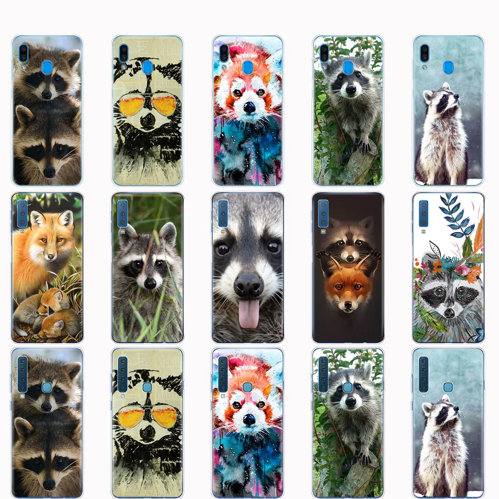 

Case For Samsung A50 Case For Samsung Galaxy A50 A60 A10 A30 A40 A70 A 50 2019 A9 A7 2018 Raccoon red panda fox animal