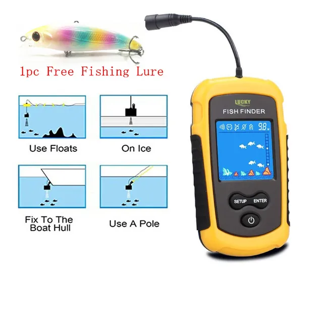 Cheap FFC1108-1 Fish Finder Portable Sonar Sensor Wired LCD Deeper Fish Finder Alarm 100M Electronic Fishing Lure Echo Sounder Tackle Cheap FFC1108-1 Fish Finder Portable Sonar Sensor Wired LCD Deeper Fish Finder Alarm 100M Electronic Fishing Lure Echo Sounder Tackle