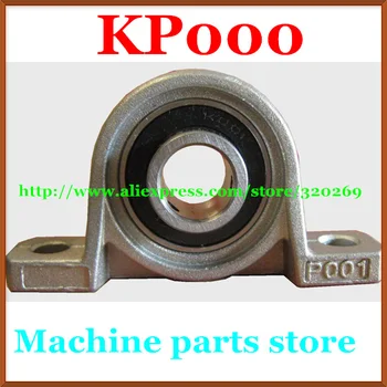 

10pcs /lot 10mm shaft insert bearing with housing KP000 pillow block bearing