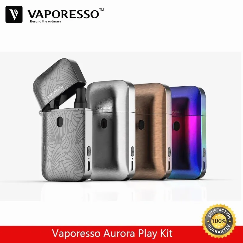 

In Stock! Vaporesso Aurora Play Lighter Pod Kit 2ml Vape Tank with 650mAh Built-in Battery Vaporizer E-Cigarette Kits