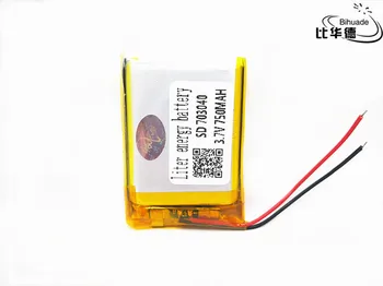 

3.7V 750mAh 703040Lithium Polymer Li-Po li ion Rechargeable Battery cells For Mp3 MP4 MP5 GPS