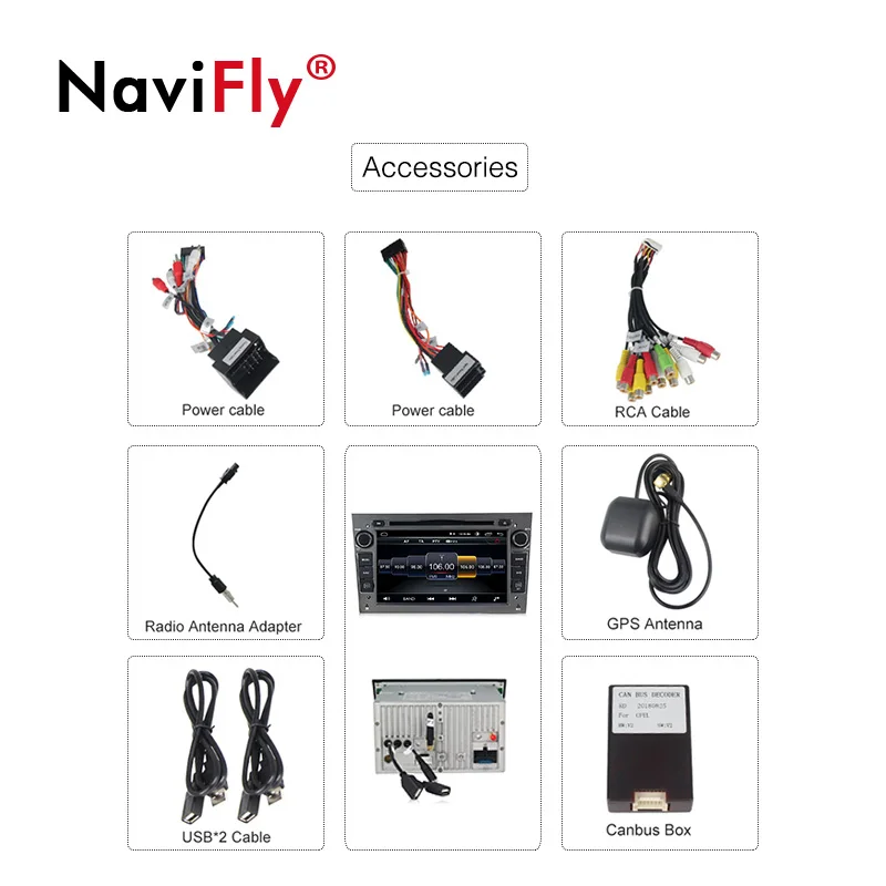 Perfect 2GB+32GB Android 9.1 Car radio GPS Navigation for Opel Vauxhall Astra H G J Vectra Antara Zafira Corsa Vivaro Meriva Veda 2 Din 5