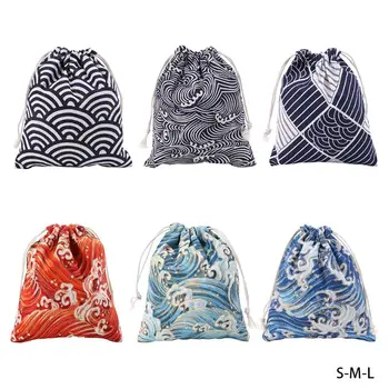 

THINKTHENDO Women Printing Drawstring Bag Makeup Bag Beam Port Storage Bags Pouch Laundry Travel Organizer Cosmetic Cases