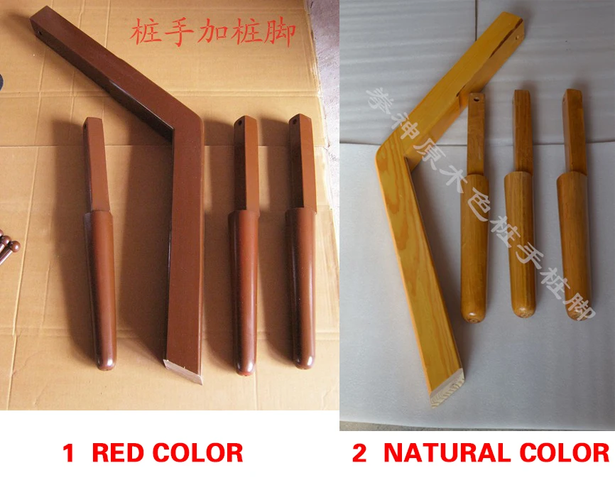 Online Lucamino Patent Chinesische kampfkunst Wing Chun Holzpuppe sets Ip Mann Wushu übung geräte Angepasst Fedex UPS verschiffen