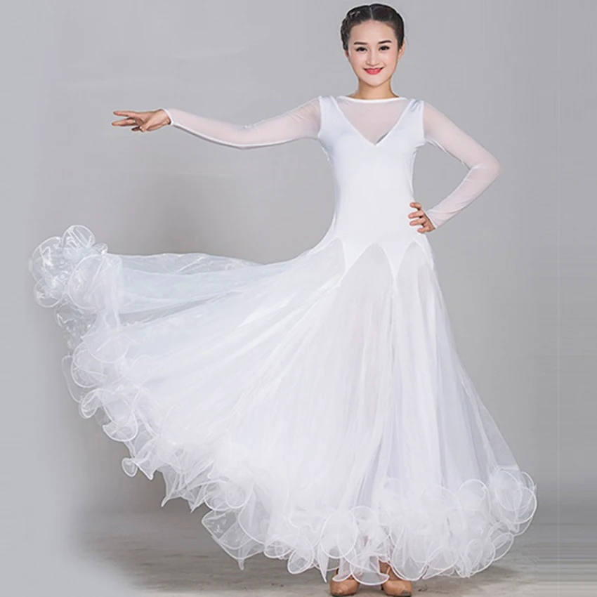 

colors blue waltz dress rumba standard smooth dance dresses Standard social dress Ballroom dance competition dress fringe