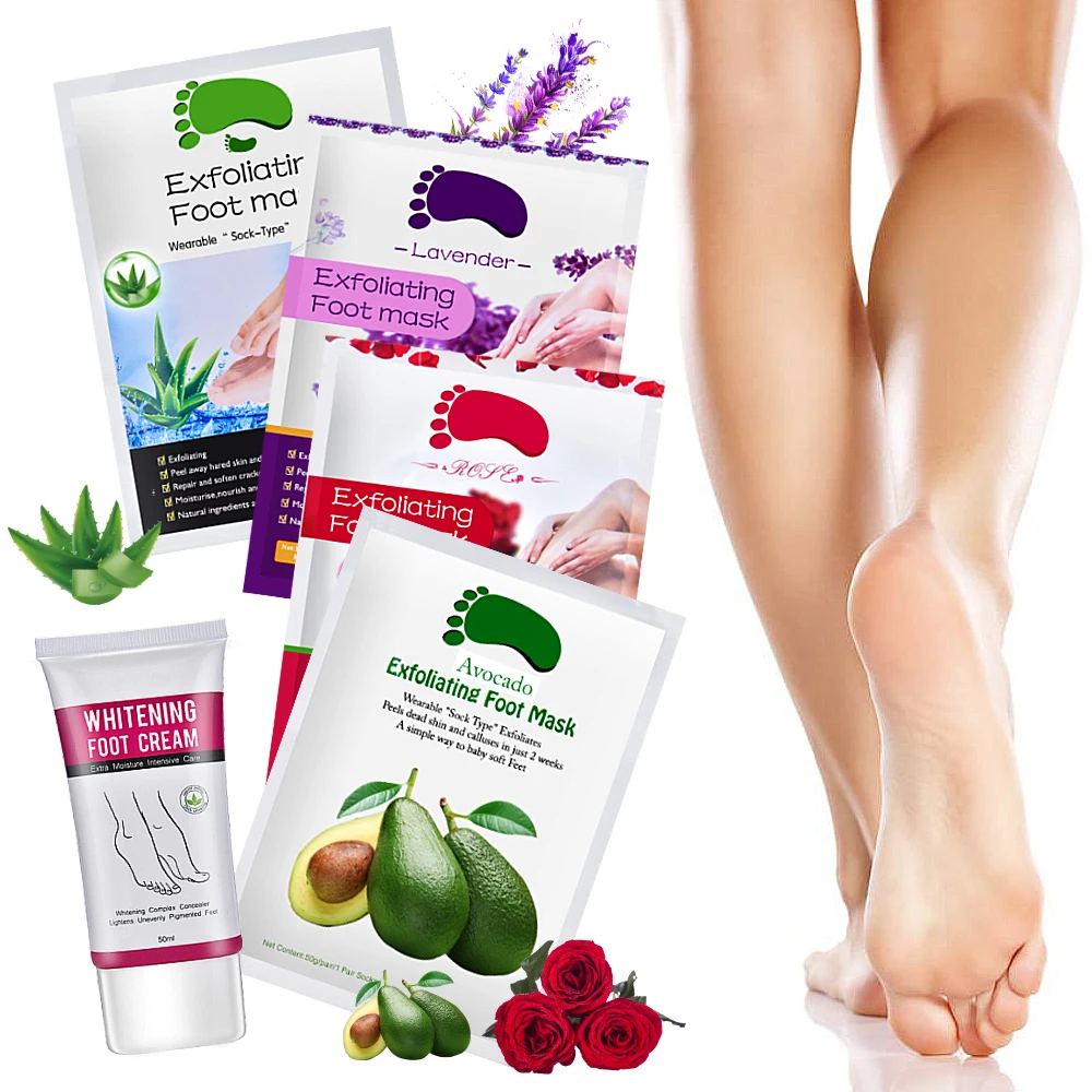 

Foot Peeling Mask Pedicure Foot Cream for Heels Exfoliating Feet Mask Exfoliation Dead Skin Callus Remover Foot Skin Care