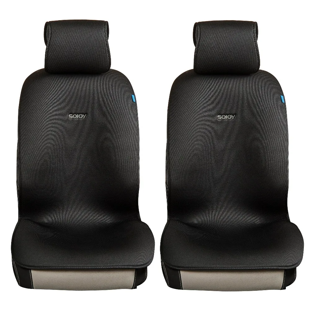 Sojoy Summer Cooling Four Seasons Car Seat Cushions for Front Two Seats Comes with 2 Pieces - Honeycomb Cloth (Carbon Black) Sojoy Summer Cooling Four Seasons Car Seat Cushions for Front Two Seats Comes with 2 Pieces - Honeycomb Cloth (Carbon Black)